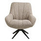 Grandola Loungestol - Loungestol Med Drejefod, Grå, Sorte Ben Hn1086 ⎮ 5713917036875 ⎮ 1101265 