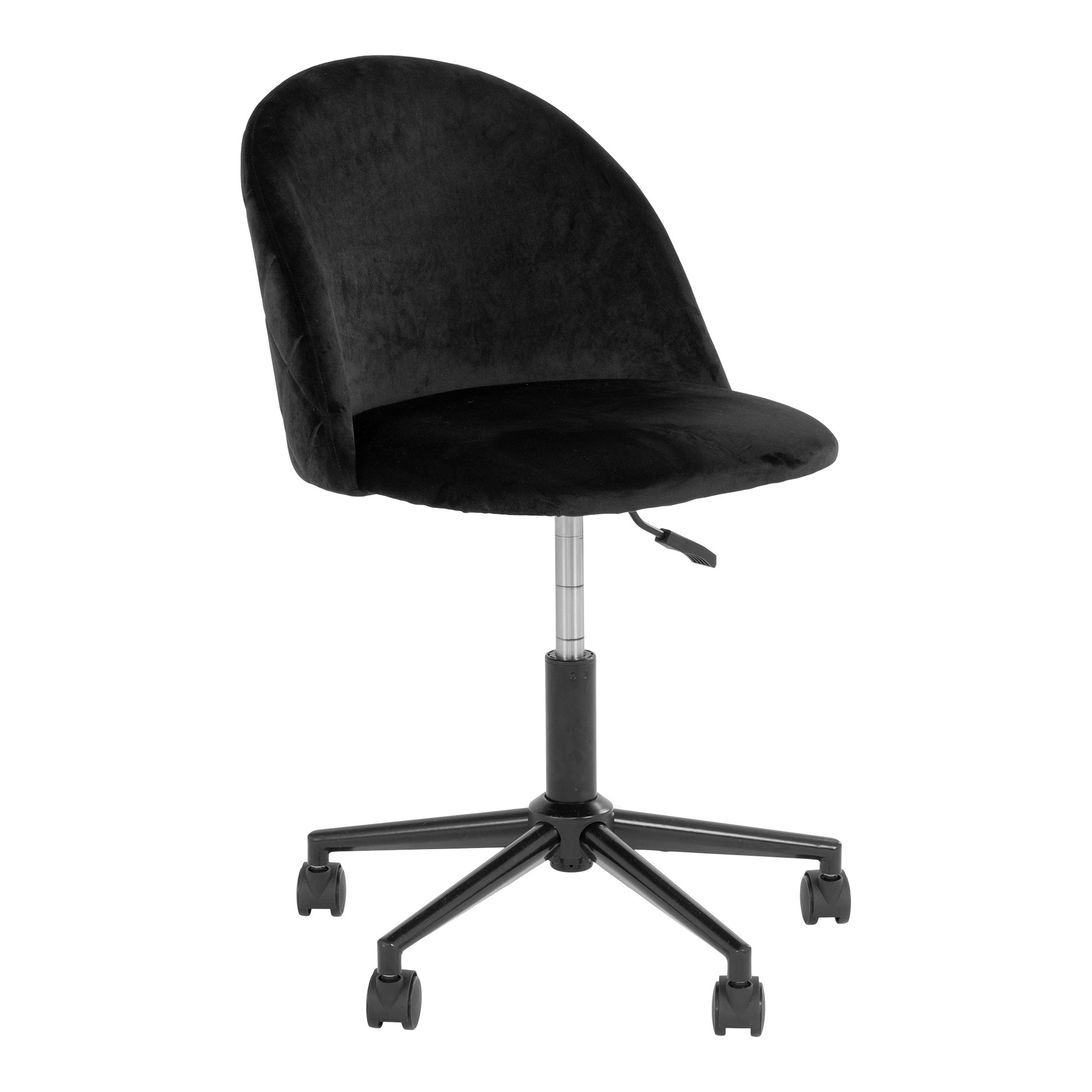 Geneve Kontorstol - Kontorstol, Velour, Sort, Sorte Ben, Hn1207 ⎮ 5713917017300 ⎮ 1201090 