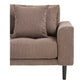 Lido 3 Personers Sofa - 3 Personers Sofa, Brun Fløjl Med To Puder Og Sorte Træben, Hn1423 ⎮ 5713917048984 ⎮ 1250010 