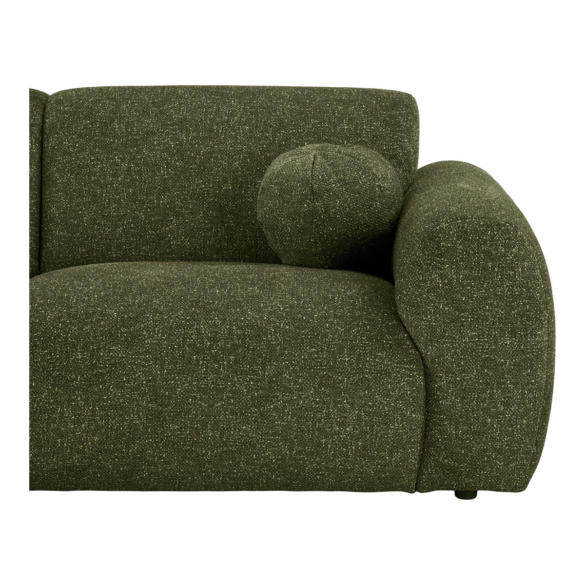 Clyde Loungesofa - Loungesofa Med To Puder, Venstrevendt, Olivengrøn, Hn1425 ⎮ 5713917049240 ⎮ 1301340 