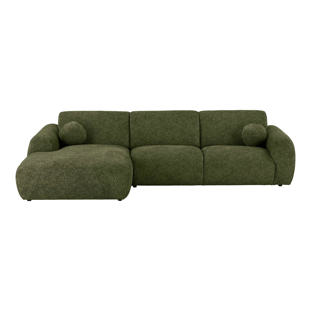 Clyde Loungesofa - Loungesofa Med To Puder, Venstrevendt, Olivengrøn, Hn1425 ⎮ 5713917049240 ⎮ 1301340 