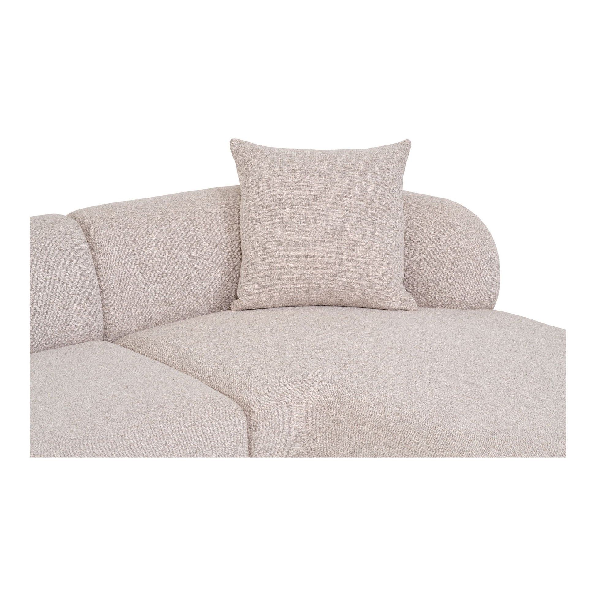 Kingston Sofa - Sofa Med 2 Puder, Højrevendt, Natur, Hn1295 ⎮ 5713917034772 ⎮ 1301353 