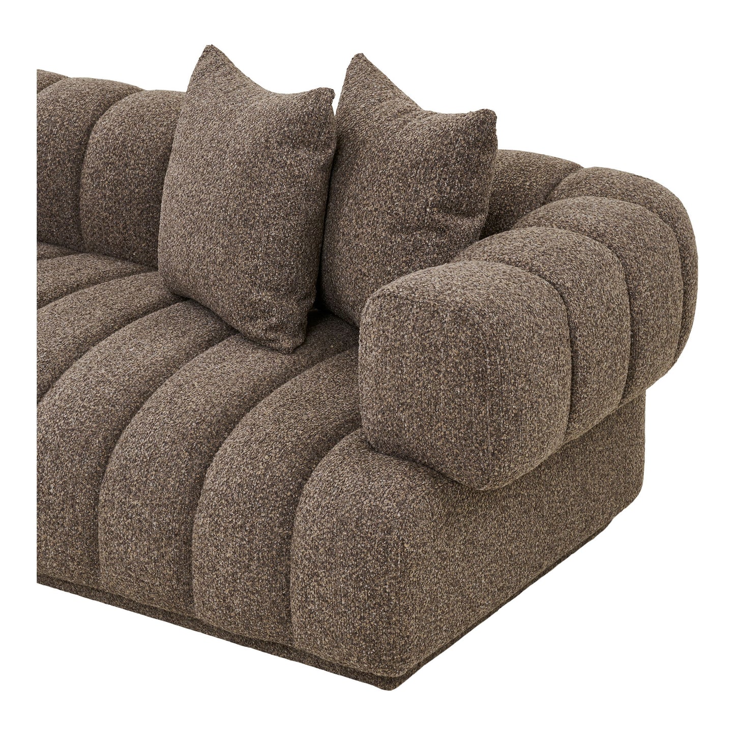 Aurora Loungesofa - Loungesofa Med 3 Puder, Venstrevendt, Brun Hn1296 ⎮ 5713917039692 ⎮ 1301358 