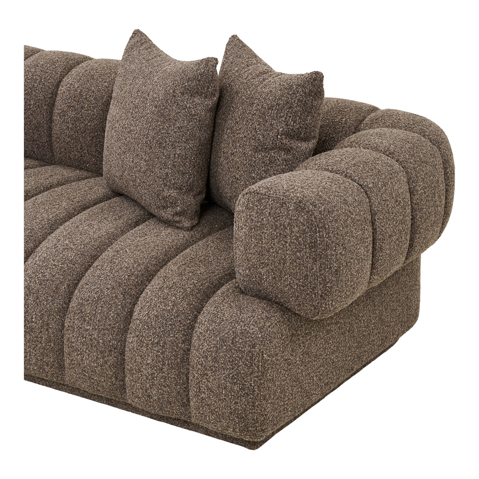 Aurora Loungesofa - Loungesofa Med 3 Puder, Venstrevendt, Brun Hn1296 ⎮ 5713917039692 ⎮ 1301358 
