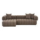 Aurora Loungesofa - Loungesofa Med 3 Puder, Venstrevendt, Brun Hn1296 ⎮ 5713917039692 ⎮ 1301358 