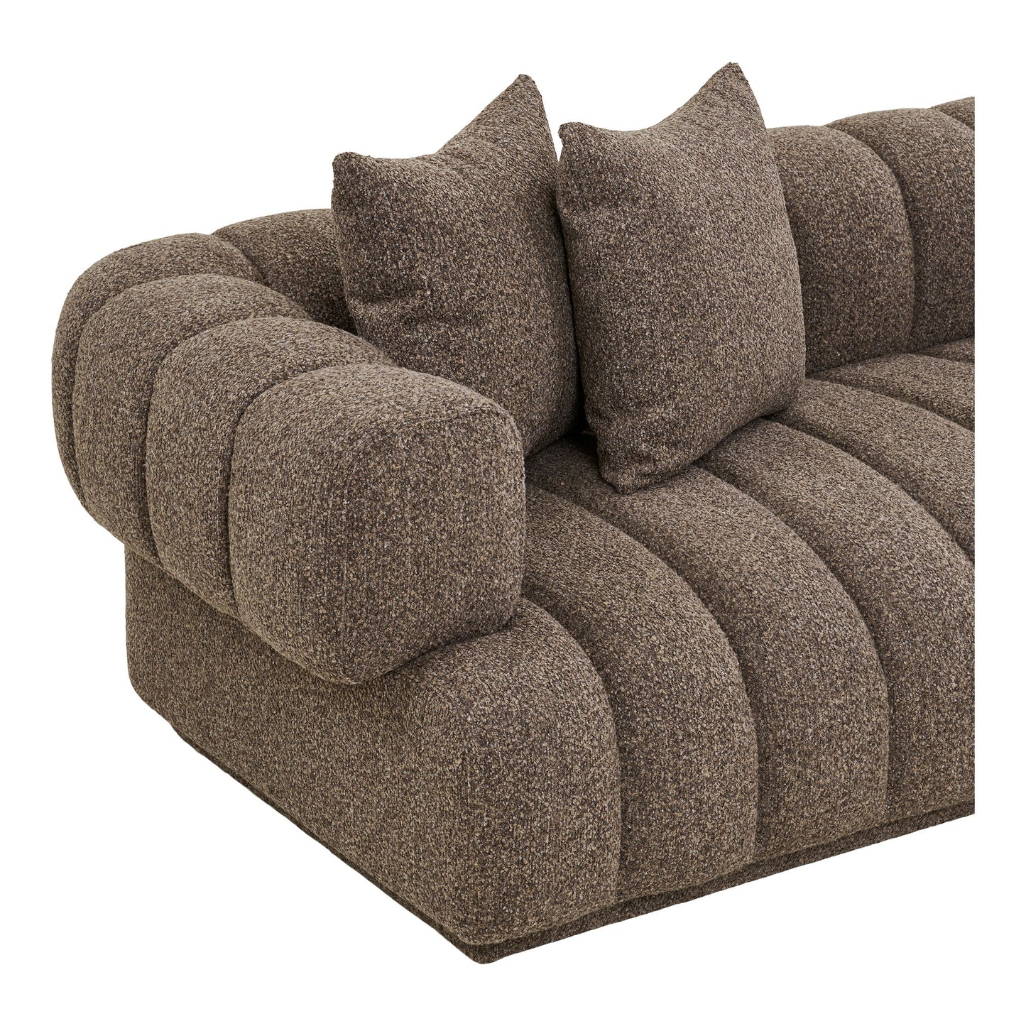 Aurora Loungesofa - Loungesofa Med 3 Puder, Højrevendt, Brun Hn1296 ⎮ 5713917039715 ⎮ 1301359 