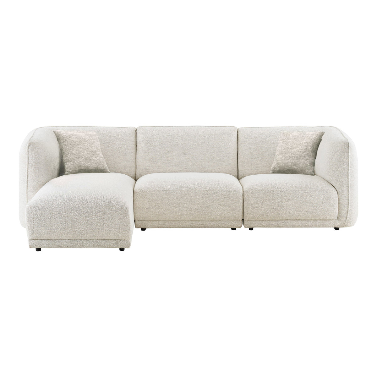 Noor Loungesofa - Loungesofa Med 2 Puder, Venstrevendt, Off-White, Hn1401 ⎮ 5713917043965 ⎮ 1301374 