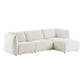 Noor Loungesofa - Loungesofa Med 2 Puder, Højrevendt, Off-White, Hn1401 ⎮ 5713917044009 ⎮ 1301375 