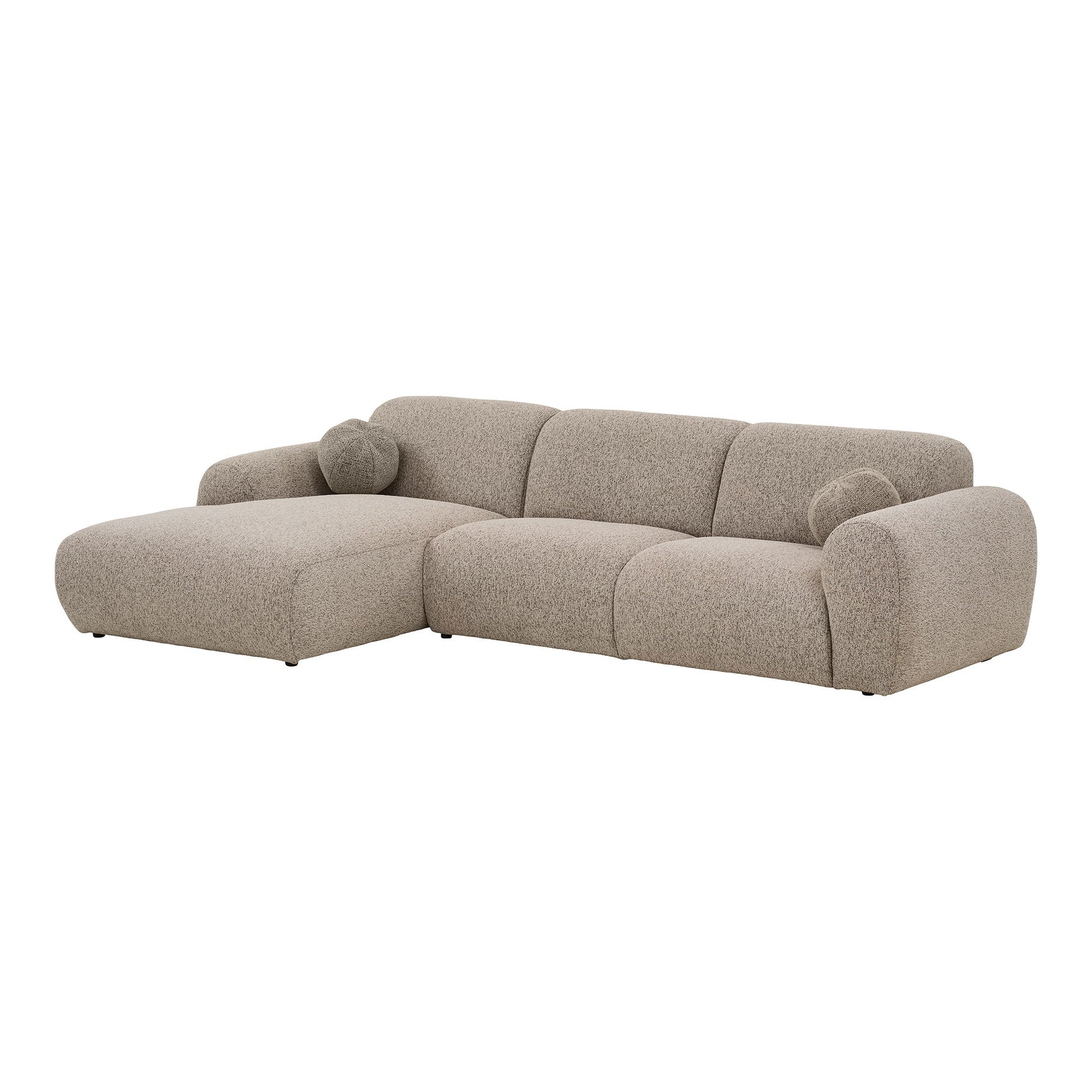 Clyde Loungesofa - Loungesofa Med To Puder, Venstrevendt, Sten Grå Hn1405 ⎮ 5713917044290 ⎮ 1301395 