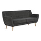 Monte 3 Personers Sofa - 3 Personers Sofa, Mørkegrå Med Natur Træben, Hn1045 ⎮ 5713917026562 ⎮ 1301537 