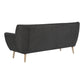 Monte 3 Personers Sofa - 3 Personers Sofa, Mørkegrå Med Natur Træben, Hn1045 ⎮ 5713917026562 ⎮ 1301537 