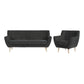 Monte 3 Personers Sofa - 3 Personers Sofa, Mørkegrå Med Natur Træben, Hn1045 ⎮ 5713917026562 ⎮ 1301537 