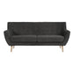 Monte 3 Personers Sofa - 3 Personers Sofa, Mørkegrå Med Natur Træben, Hn1045 ⎮ 5713917026562 ⎮ 1301537 