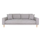 Lido 3 Personers Sofa - 3 Personers Sofa,  Lysegrå Med To Puder Og Natur Træben, Hn1040 ⎮ 5713917025800 ⎮ 1301750 