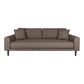 Lido 3 Personers Sofa - 3 Personers Sofa, Brun Med To Puder Og Sorte Træben Hn1055 ⎮ 5713917029778 ⎮ 1301754 