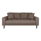 Lido 2,5 Personers Sofa - 2,5 Personers Sofa, Brun Med To Puder Og Sorte Træben Hn1055 ⎮ 5713917029785 ⎮ 1301804 