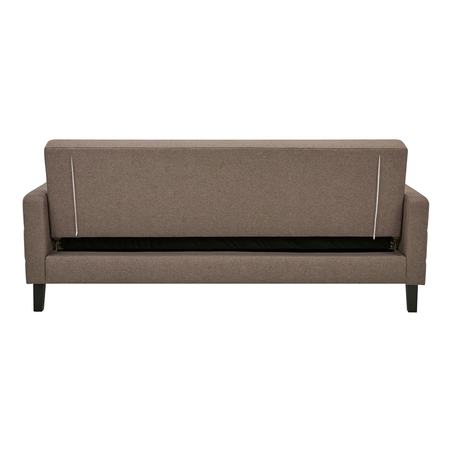 Milton Sovesofa - Sovesofa Med Opbevaring, Brun, Sorte Ben Hn1089 ⎮ 5713917038855 ⎮ 1352010 