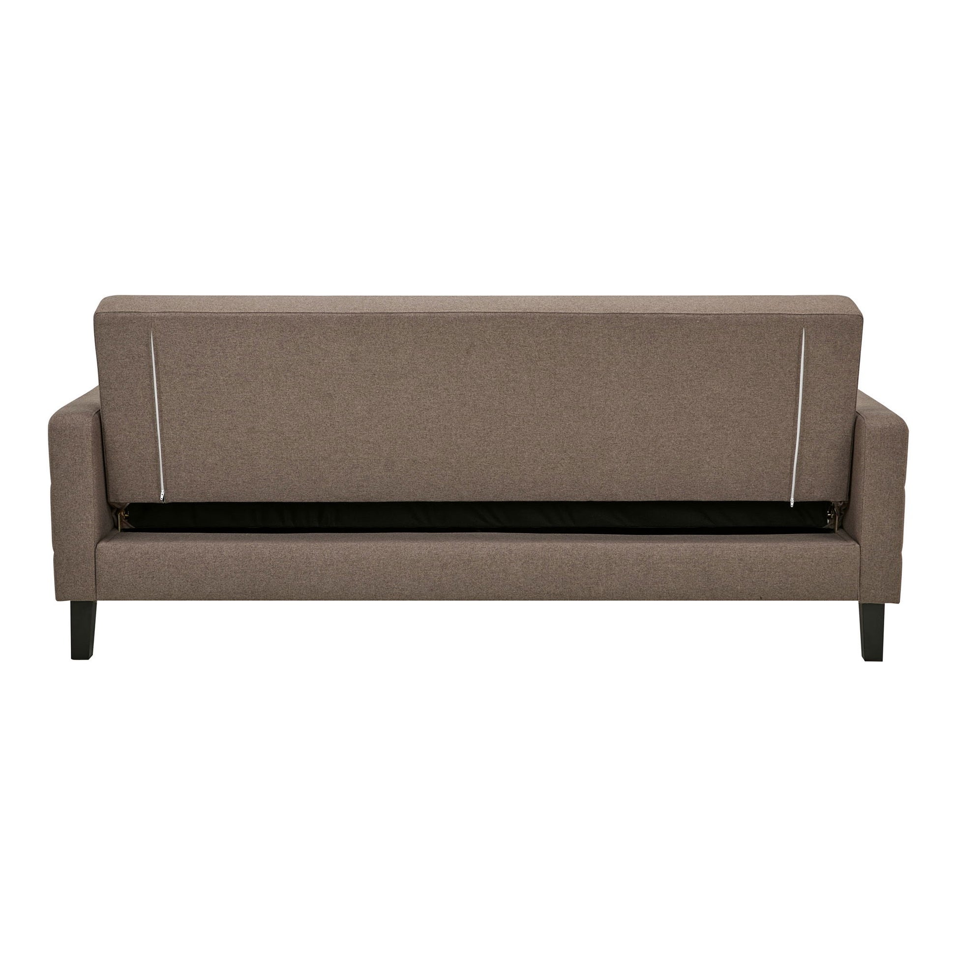 Milton Sovesofa - Sovesofa Med Opbevaring, Brun, Sorte Ben Hn1089 ⎮ 5713917038855 ⎮ 1352010 