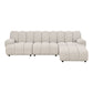 Taza 3,5 Personers Modulsofa M/Puf - 3,5 Personers Modulsofa M/Puf, Sand, Højrevendt Hn1422 ⎮ 5713917044818 ⎮ 1360005 