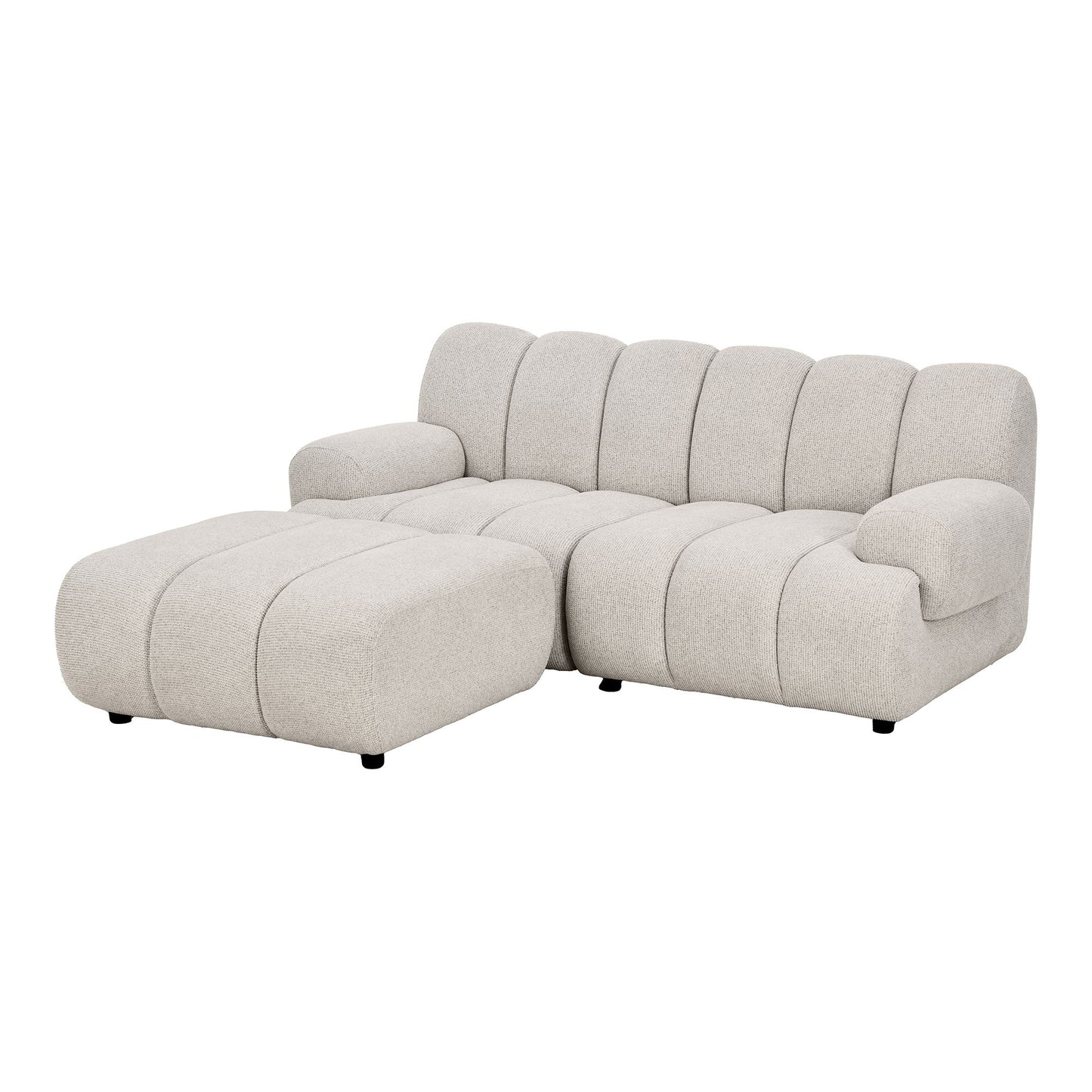Taza 2,5 Personers Modulsofa M/Puf - 2,5 Personers Modulsofa M/Puf, Sand, Venstrevendt Hn1422 ⎮ 5713917044832 ⎮ 1360008 