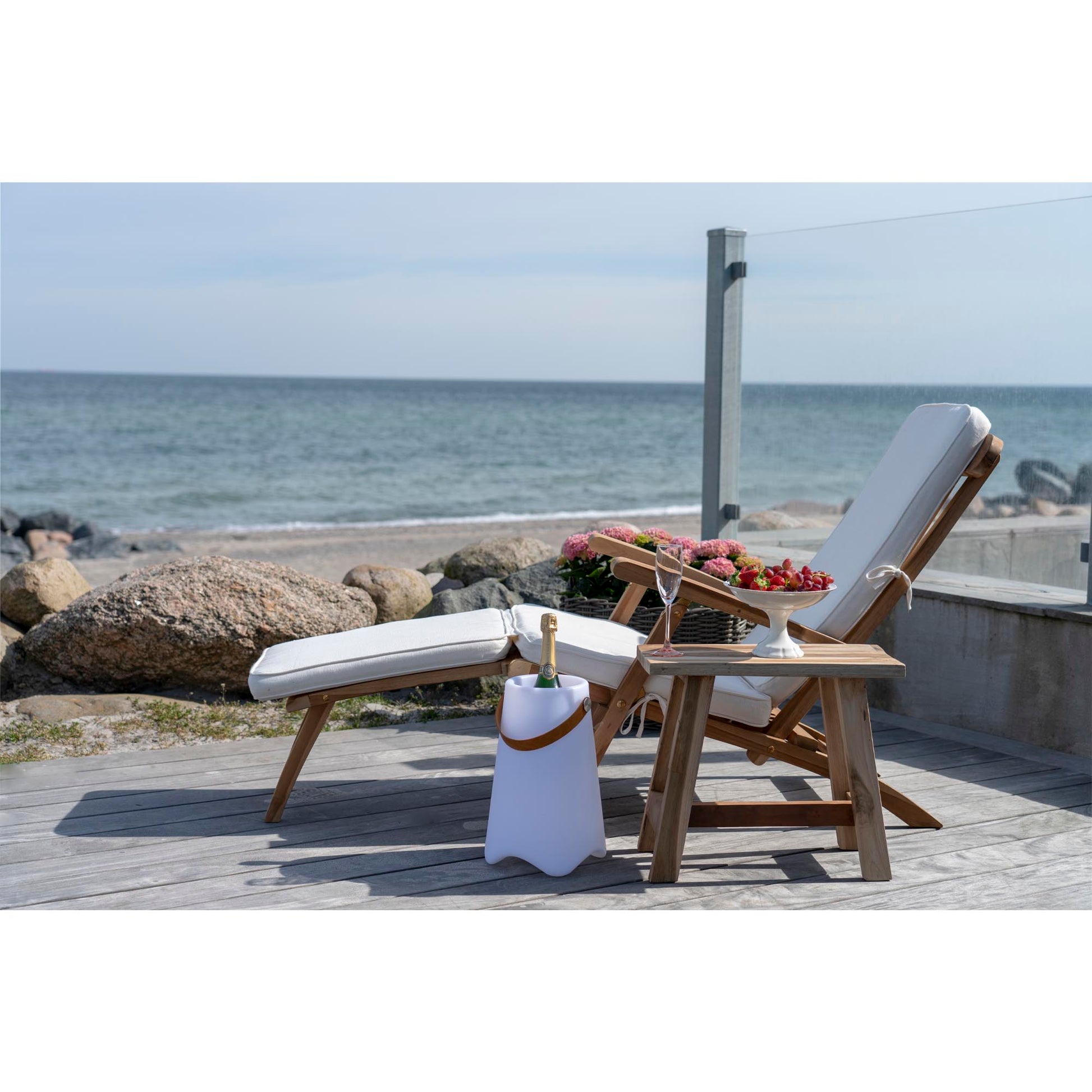 Barcelona Bænk - &Nbsp;Bænk, Teak, Natur, 50X25X45 Cm ⎮ 5713917006229 ⎮ 1401010 