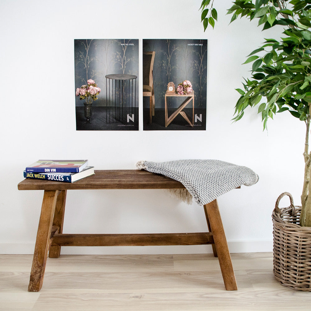 Barcelona Bænk - Bænk, Teak, Natur, 90X25X45 Cm ⎮ 5713917006236 ⎮ 1401011 