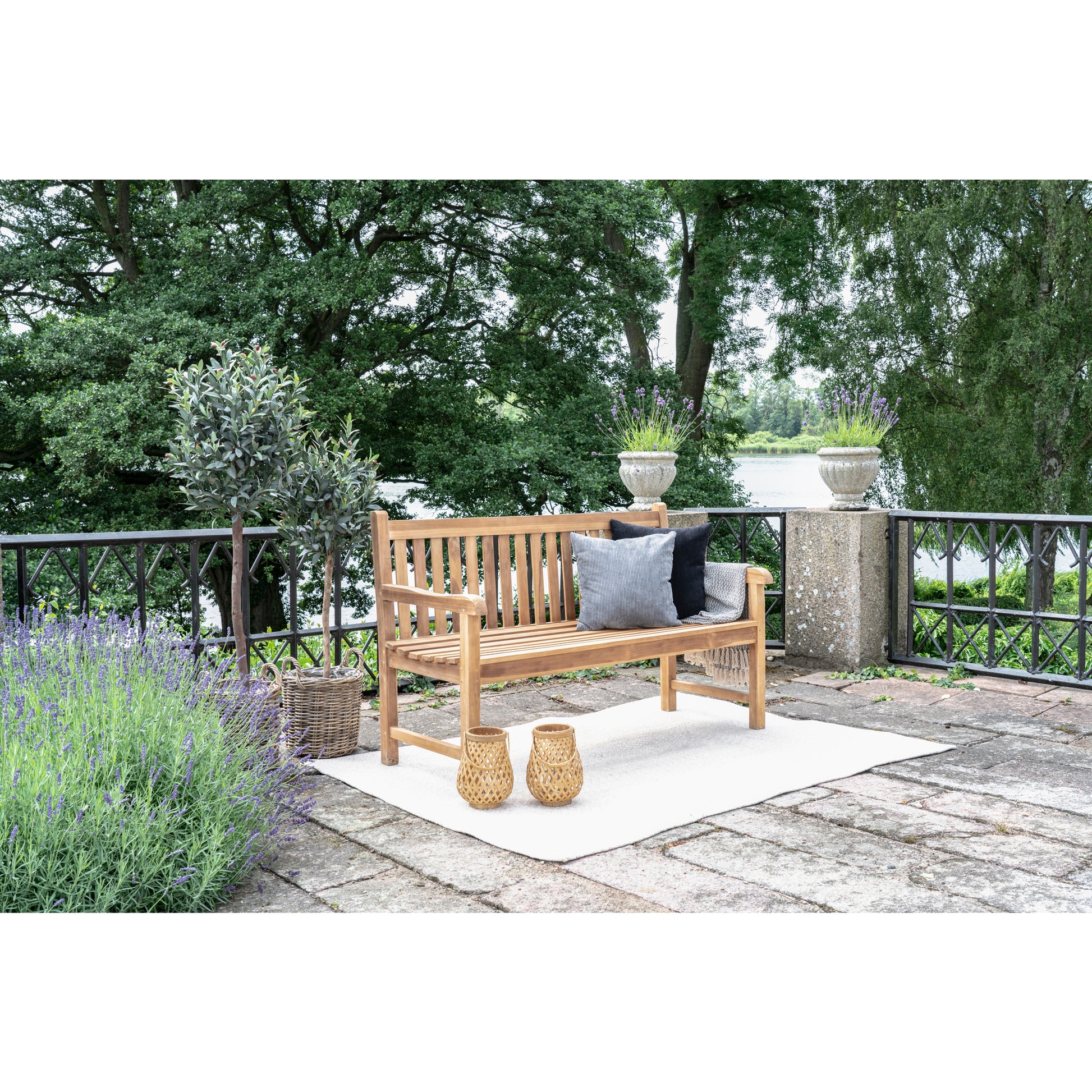 Cabo Bænk - Bænk, Teak, Natur, 150X62X92 Cm ⎮ 5713917015290 ⎮ 1401060 