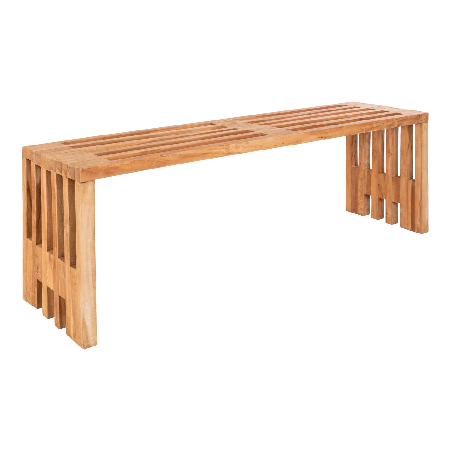 Benidorm Bænk - Bænk, Teak, Natur, 140X35X48 Cm ⎮ 5713917006243 ⎮ 1401100 