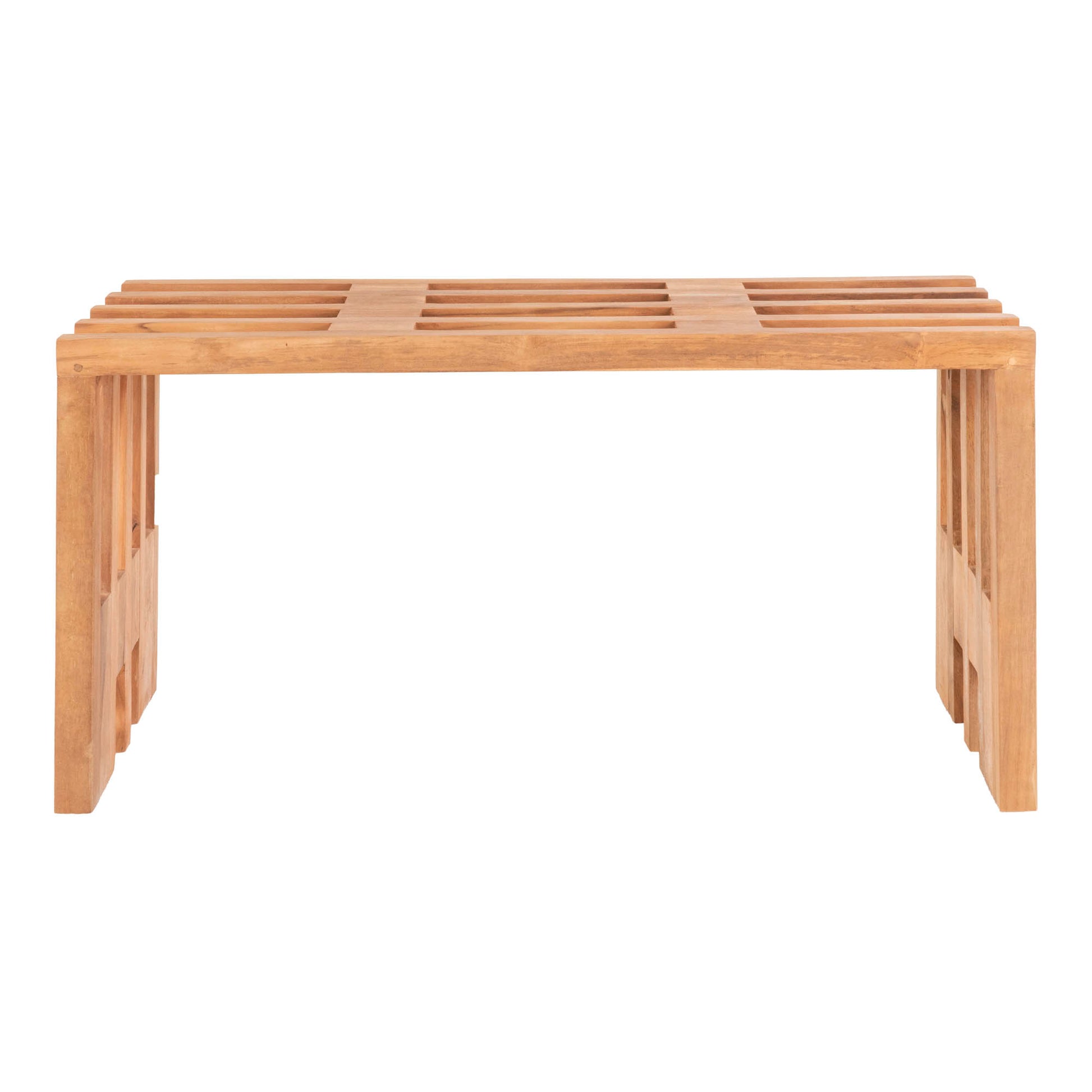 Benidorm Bænk - Bænk, Teak, Natur, 90X30X49 Cm ⎮ 5713917005406 ⎮ 1401101 