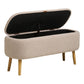Harlow Bænk - Bænk Med Opbevaring, Bouclé, Beige 95X37X45 Cm, Hn1063 ⎮ 5713917036998 ⎮ 1401310 