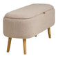 Harlow Bænk - Bænk Med Opbevaring, Bouclé, Beige 95X37X45 Cm, Hn1063 ⎮ 5713917036998 ⎮ 1401310 