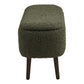 Harlow Bænk - Bænk Med Opbevaring, Teddy, Grøn 95X37X45 Cm, Hn1301 ⎮ 5713917046393 ⎮ 1401311 