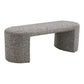 Westport Bænk - Bænk, Bouclé, Sort/Hvid 120X45X44 Cm, Hn1243 ⎮ 5713917046492 ⎮ 1401312 