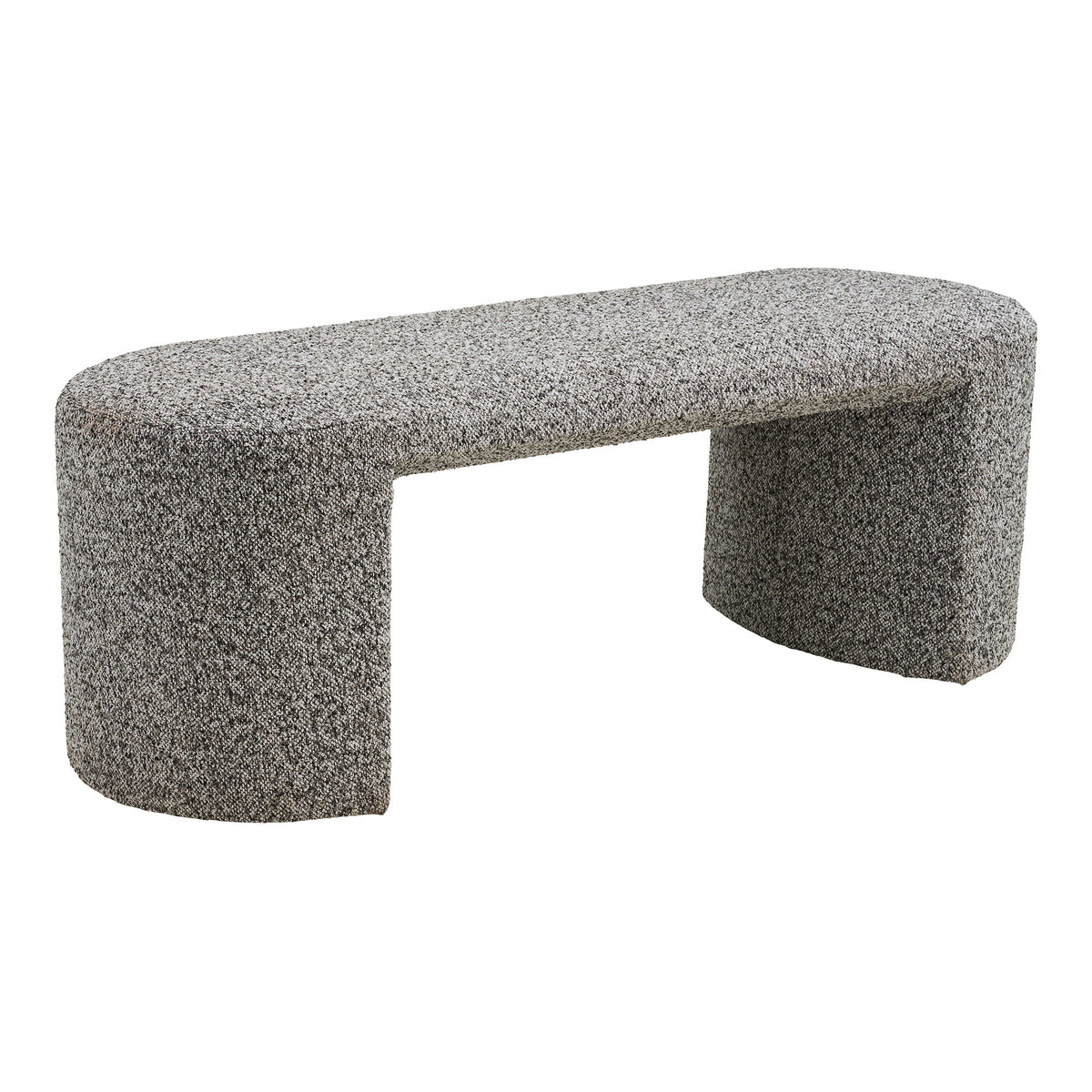 Westport Bænk - Bænk, Bouclé, Sort/Hvid 120X45X44 Cm, Hn1243 ⎮ 5713917046492 ⎮ 1401312 