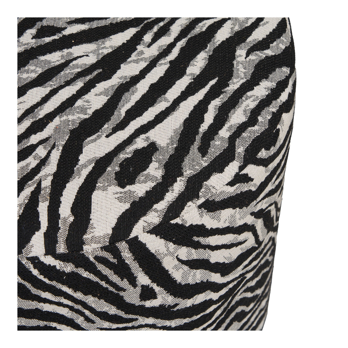Kimberley Puf - Puf, Jacquard, Sort/Hvid Ø40X40 Cm, Hn1096 ⎮ 5713917046379 ⎮ 1501093 