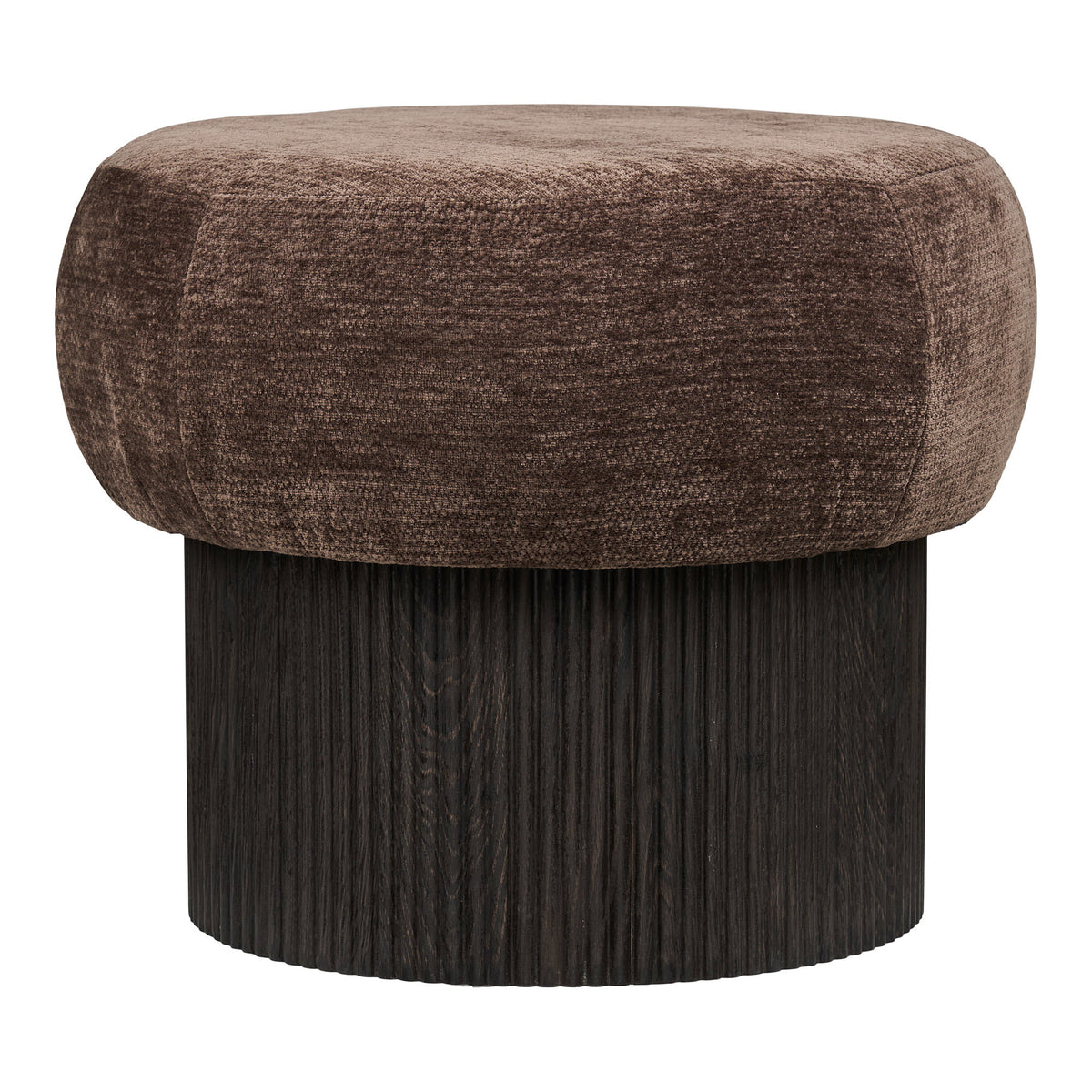 Christchurch Puf - Puf, Chenille Låg, Mørkebrun Ø52X42 Cm, Hn1324 ⎮ 5713917046386 ⎮ 1501094 