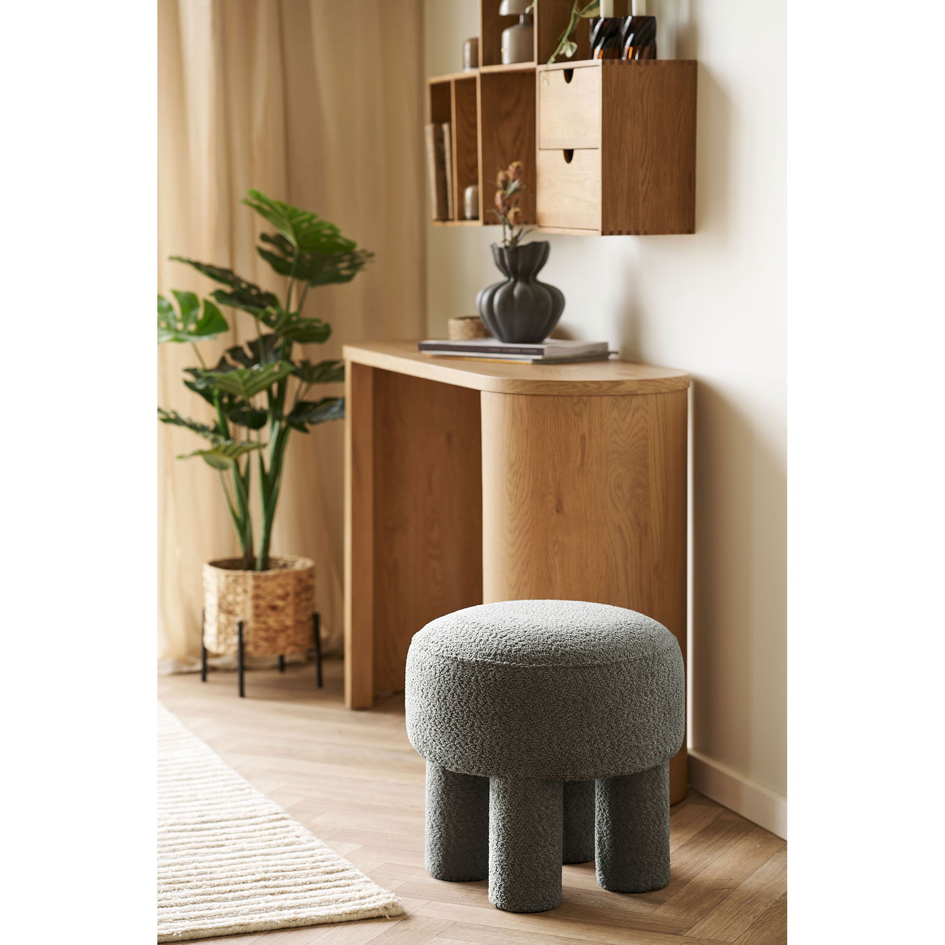 Canberra Puf - Puf, Koksgrå Ø43X43 Cm, Hn1312 ⎮ 5713917038039 ⎮ 1501126 