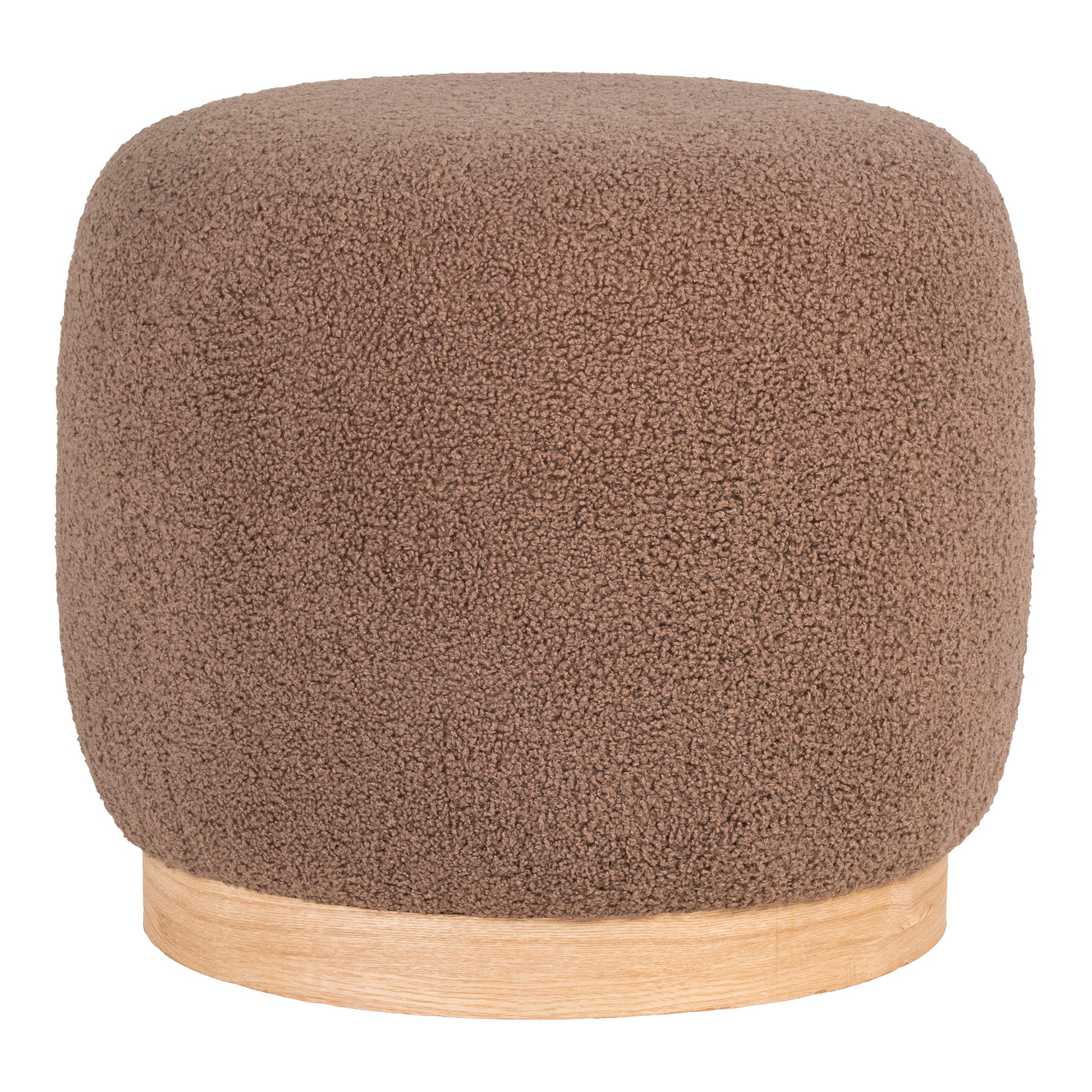 Belfort Puf - Puf, Teddy, Brun Ø44,5X40 Cm, Hn1238 ⎮ 5713917026319 ⎮ 1501220 