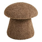 Enna Puf - Puf, Imiteret Pels, Brun Ø45X45 Cm, Hn1062 ⎮ 5713917036561 ⎮ 1501228 