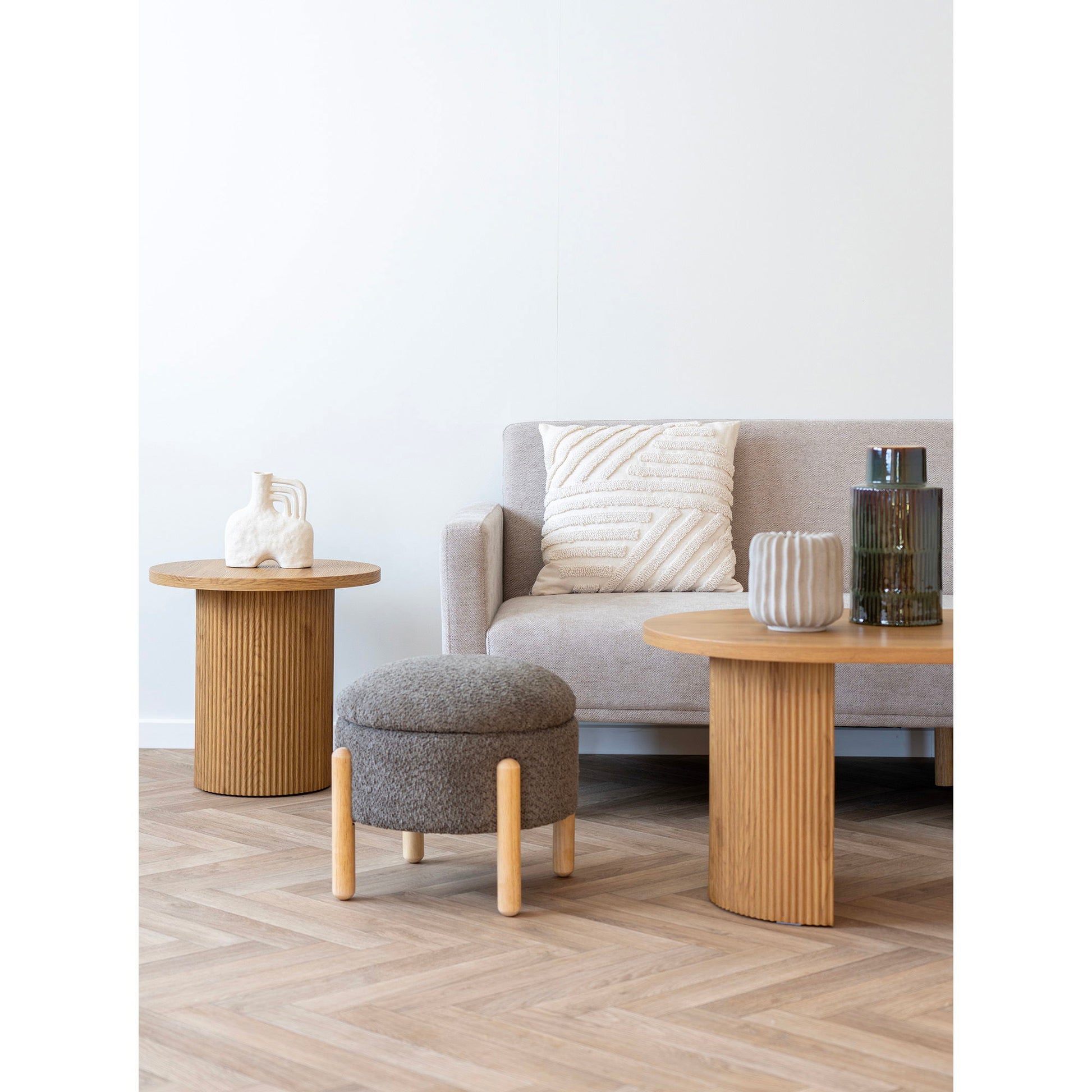 Medas Puf - Puf Med Opbevaring, Brun/Natur, Hn1237 ⎮ 5713917031870 ⎮ 1501230 