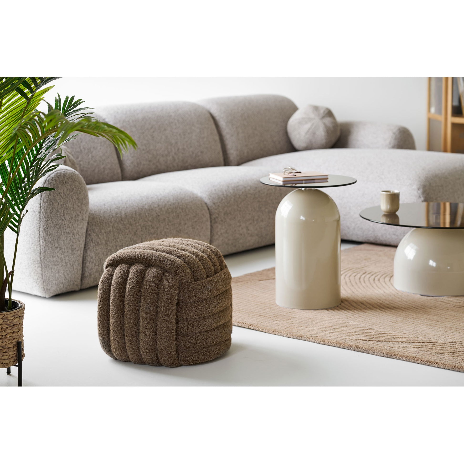 Napier Puf - Puf, Brun 48X48X43 Cm, Hn1294 ⎮ 5713917041978 ⎮ 1501246 