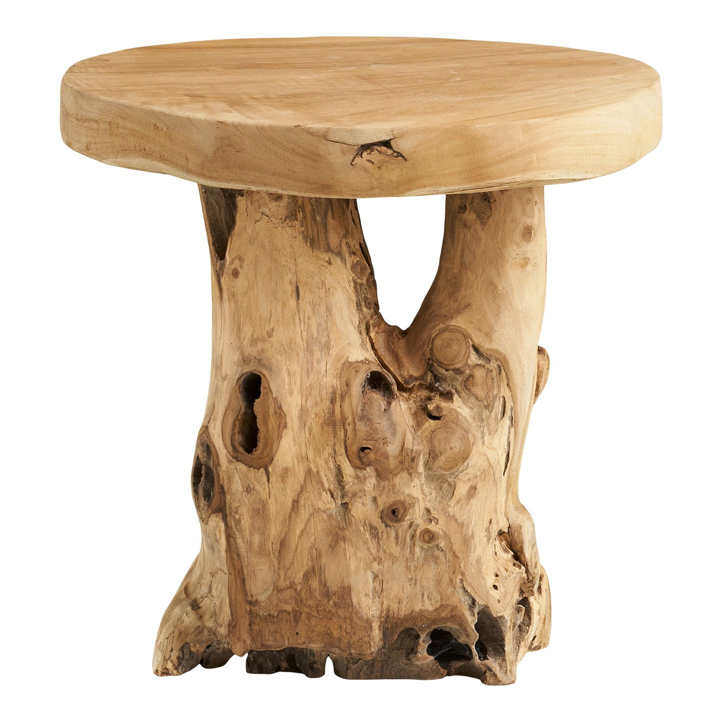 Palena Hjørnebord - Hjørnebord, Teak, Natur Ø40X45 Cm ⎮ 5713917037643 ⎮ 1601100 