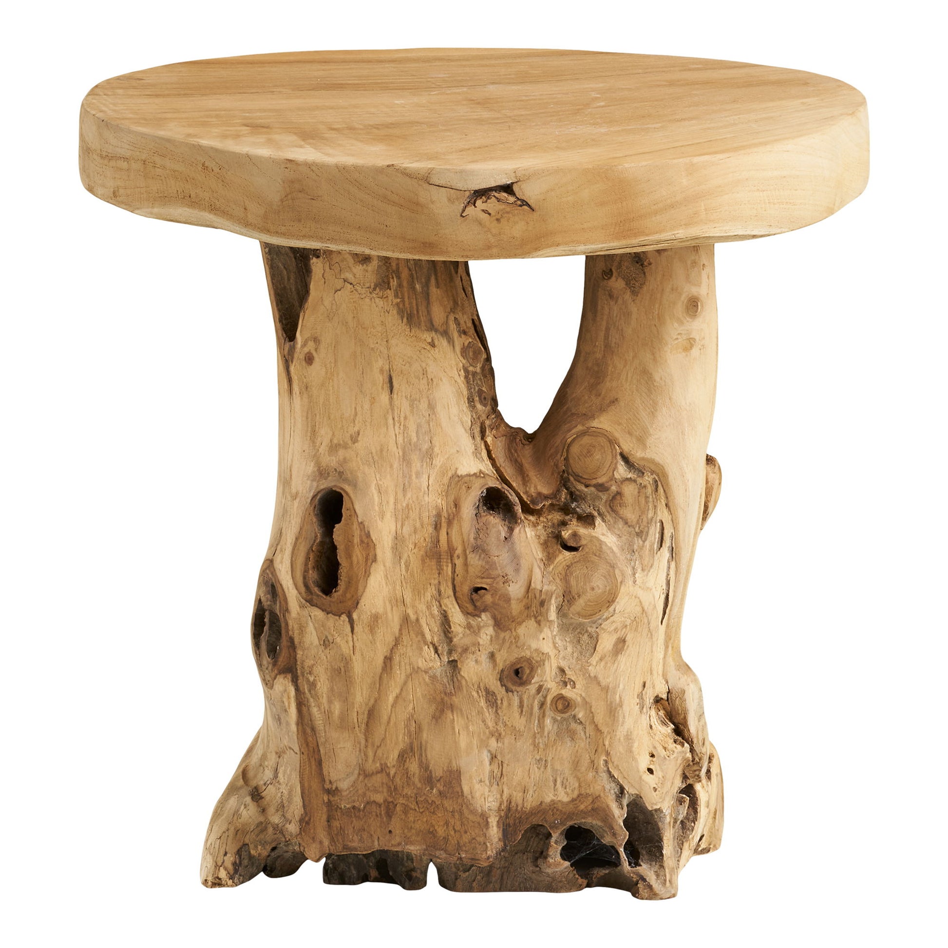 Palena Hjørnebord - Hjørnebord, Teak, Natur Ø40X45 Cm ⎮ 5713917037643 ⎮ 1601100 