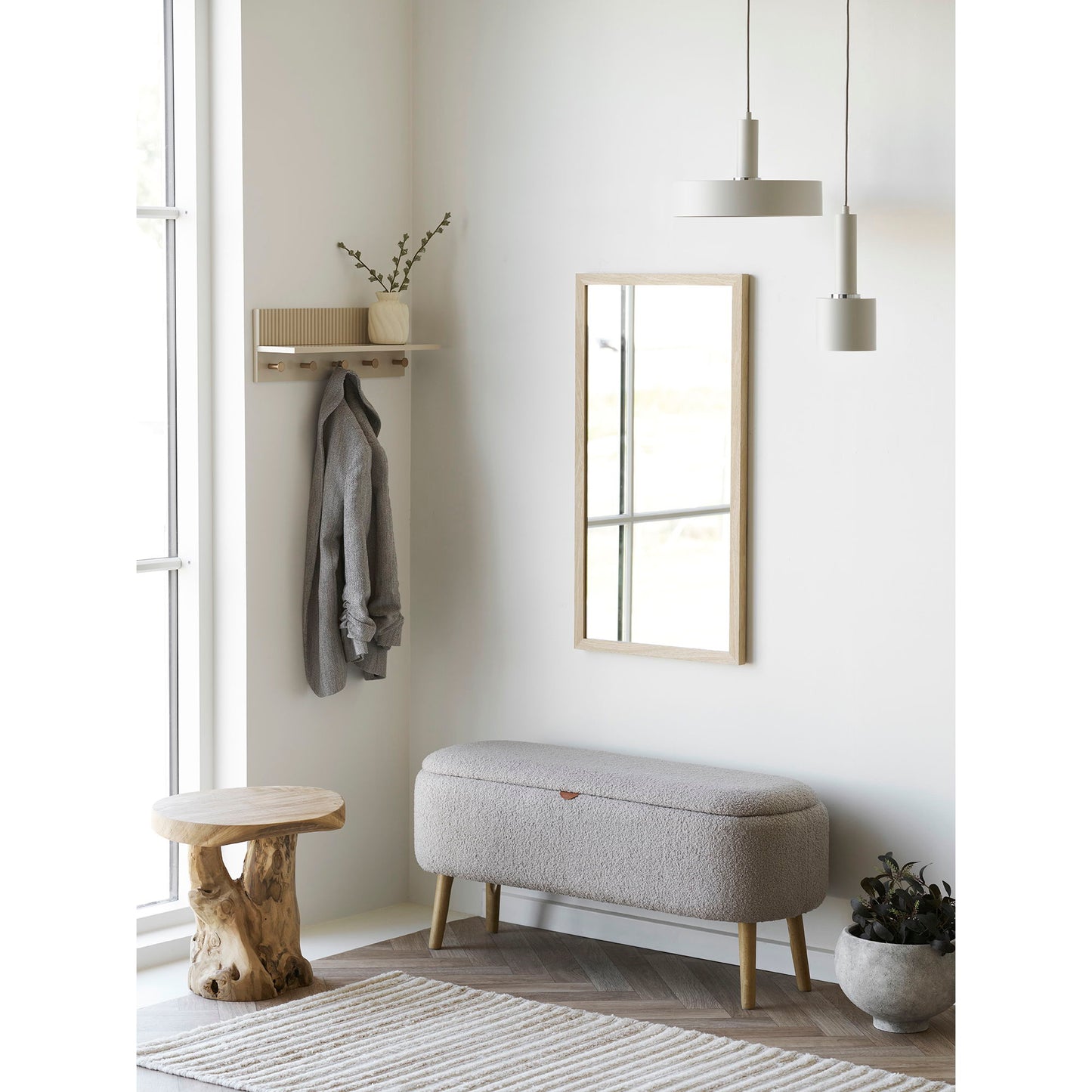 Palena Hjørnebord - Hjørnebord, Teak, Natur Ø40X45 Cm ⎮ 5713917037643 ⎮ 1601100 