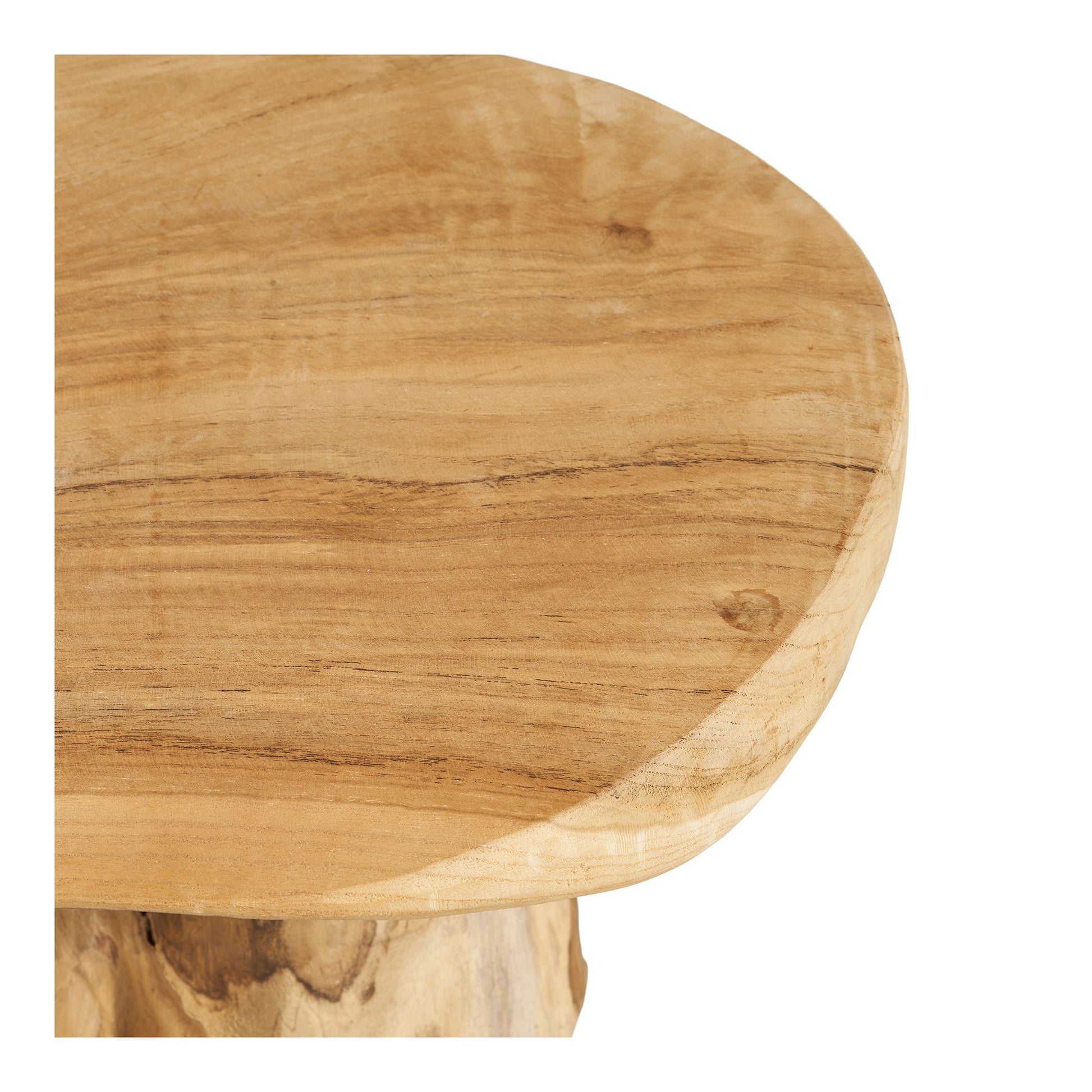 Palena Hjørnebord - Hjørnebord, Teak, Natur Ø40X45 Cm ⎮ 5713917037643 ⎮ 1601100 