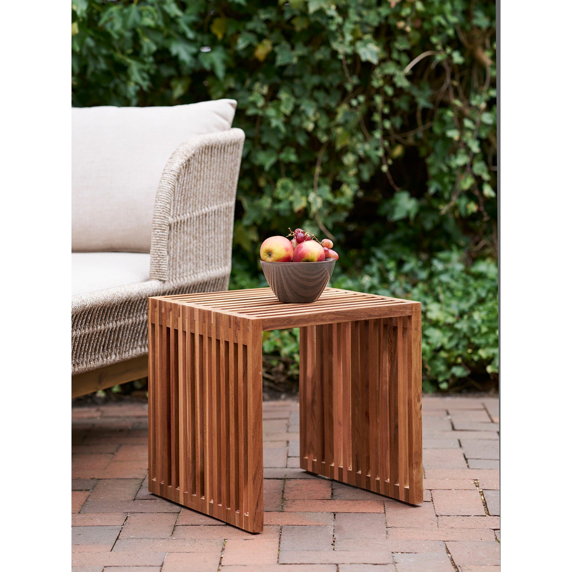 Pego Sidebord - Sidebord, Teak, Natur, 40X40X40 Cm ⎮ 5713917024872 ⎮ 2001060 