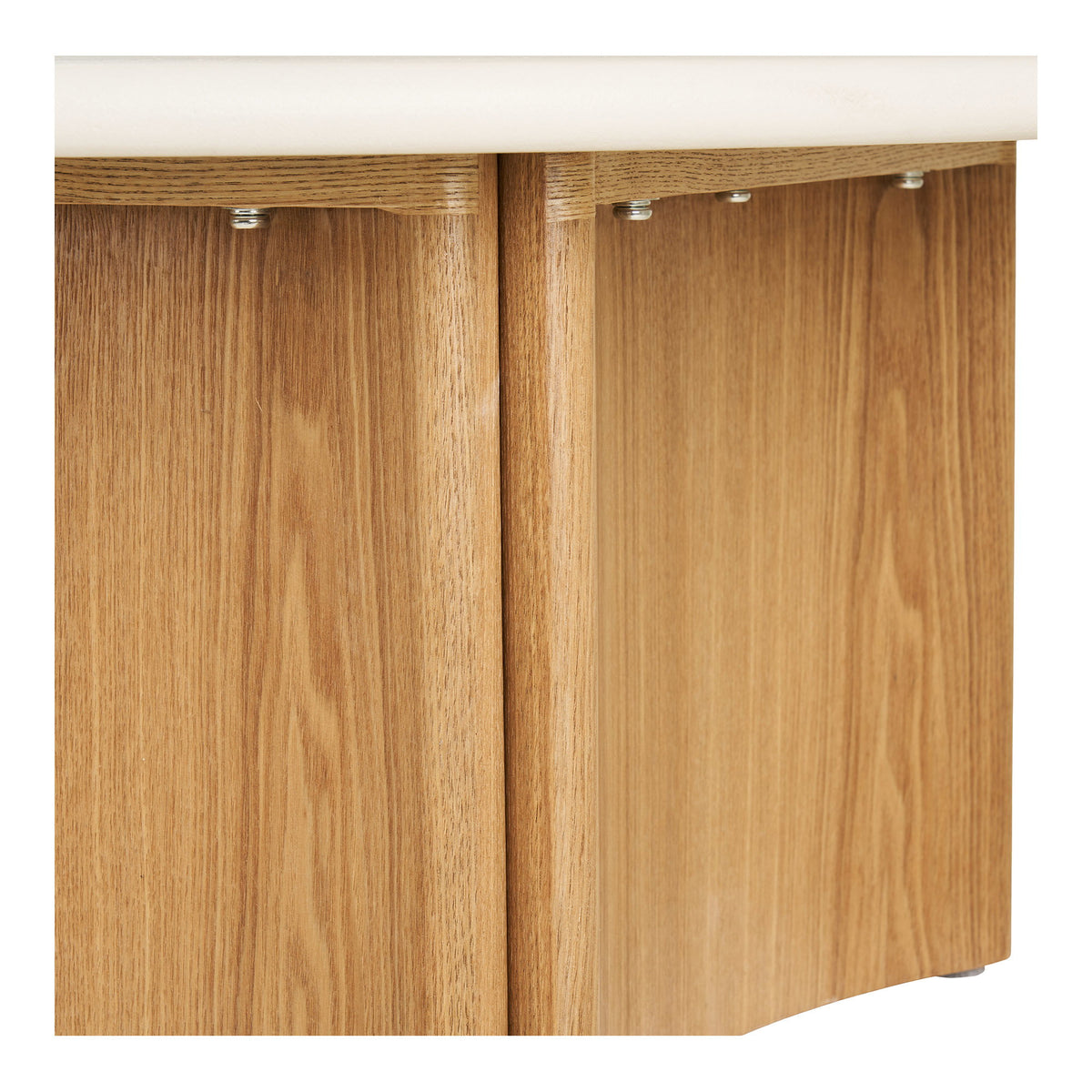 Motril Sofabord - Sofabord, Cement/Askefiner, Hvid/Natur Ø80X37 Cm ⎮ 5713917045624 ⎮ 2101615 