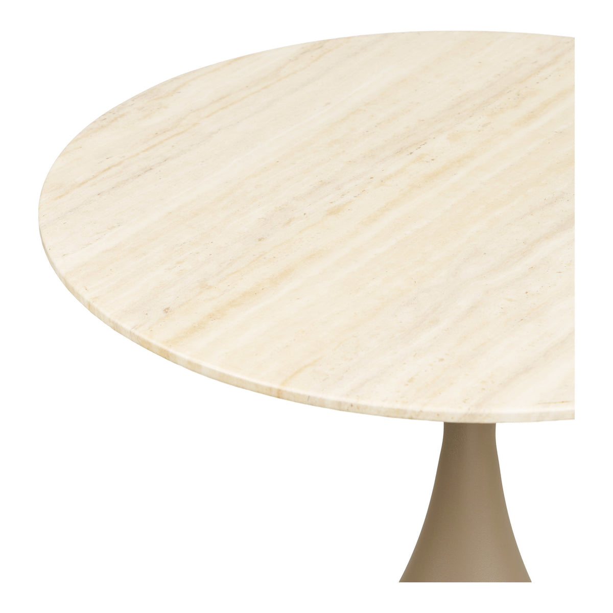 Pienza Sofabord - Sofabord, Metal/Hærdet Glas, Khaki Ø70X42 Cm ⎮ 5713917047451 ⎮ 2101621 