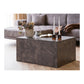 Prague Sofabord - Sofabord, Marmor Look, Brun 60X80X40 Cm ⎮ 5713917039531 ⎮ 2102066 