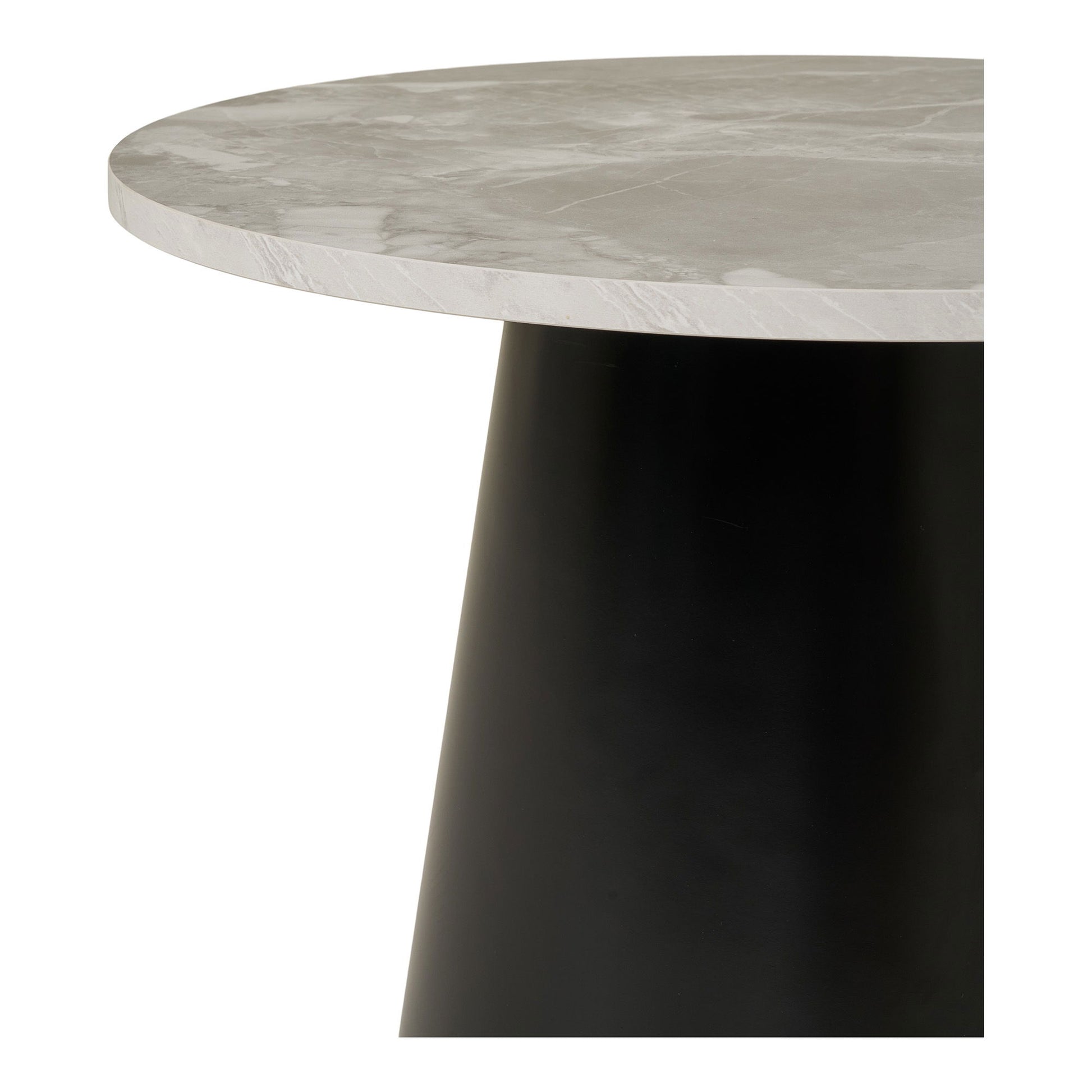 Brito Sofabord - Sofabord, Marmor Look, Grå/Sort<Br>Ø60X45 Cm ⎮ 5713917034796 ⎮ 2102170 
